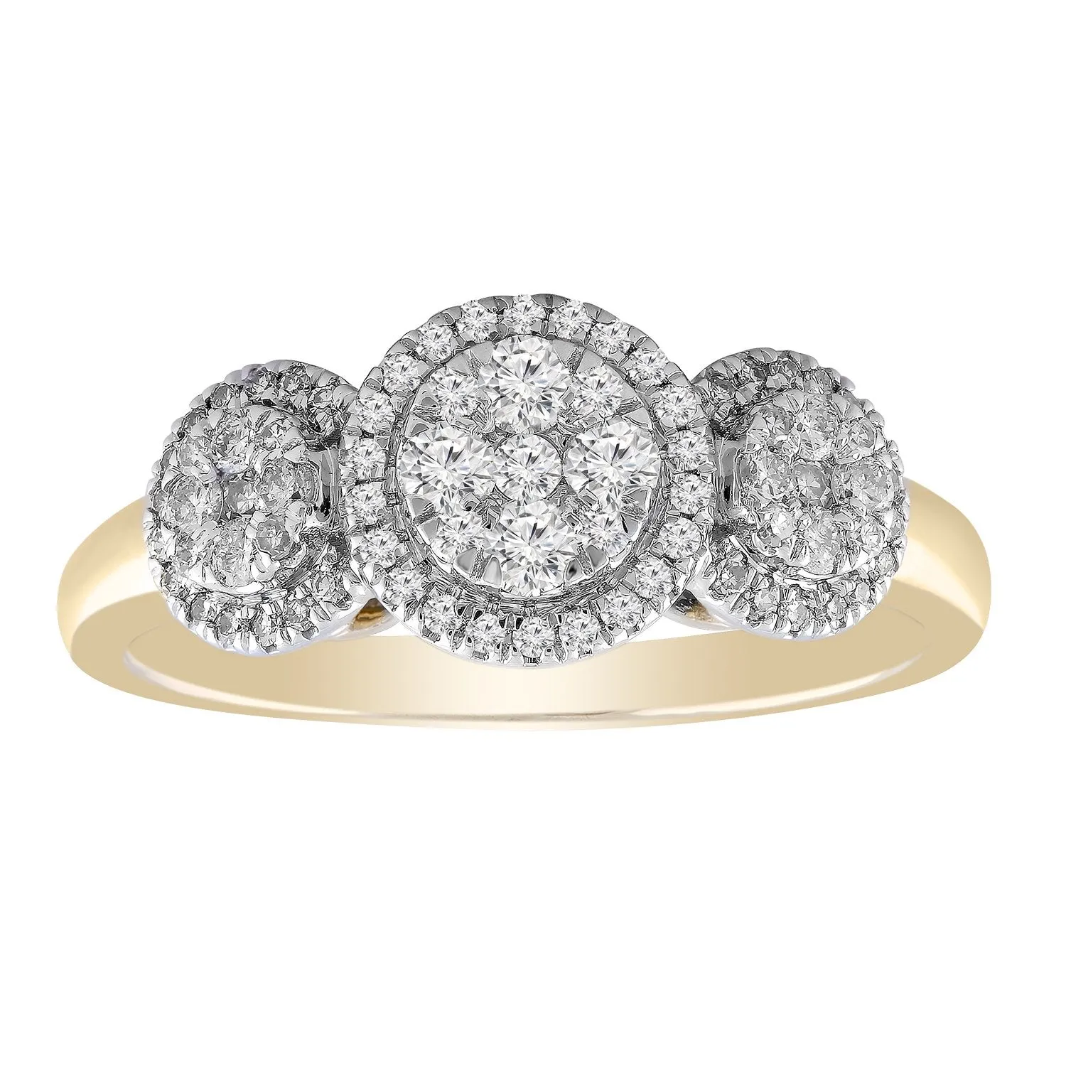 0.50ct Round Brilliant Diamond Engagement Ring 9Ct Yellow Gold