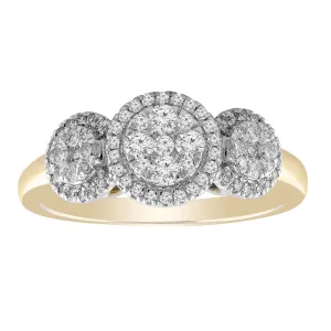 0.50ct Round Brilliant Diamond Engagement Ring 9Ct Yellow Gold