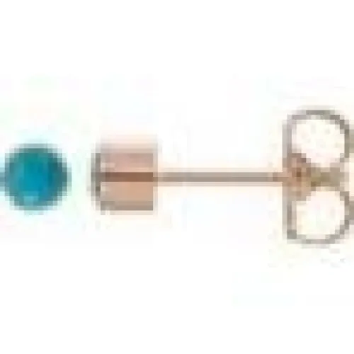 14k Turquoise Bezel-Set Earrings Regard Jewelry Austin, Texas