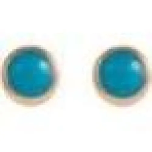 14k Turquoise Bezel-Set Earrings Regard Jewelry Austin, Texas