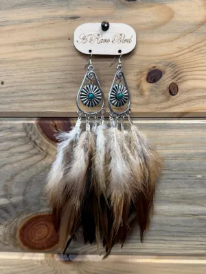 A Rare Bird - Women's Feather Charm Earrings
