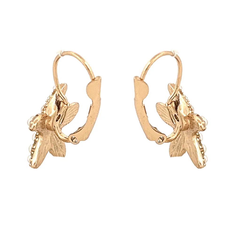 Beautiful Ocean Starfish Charm Dangle Fashion Earrings