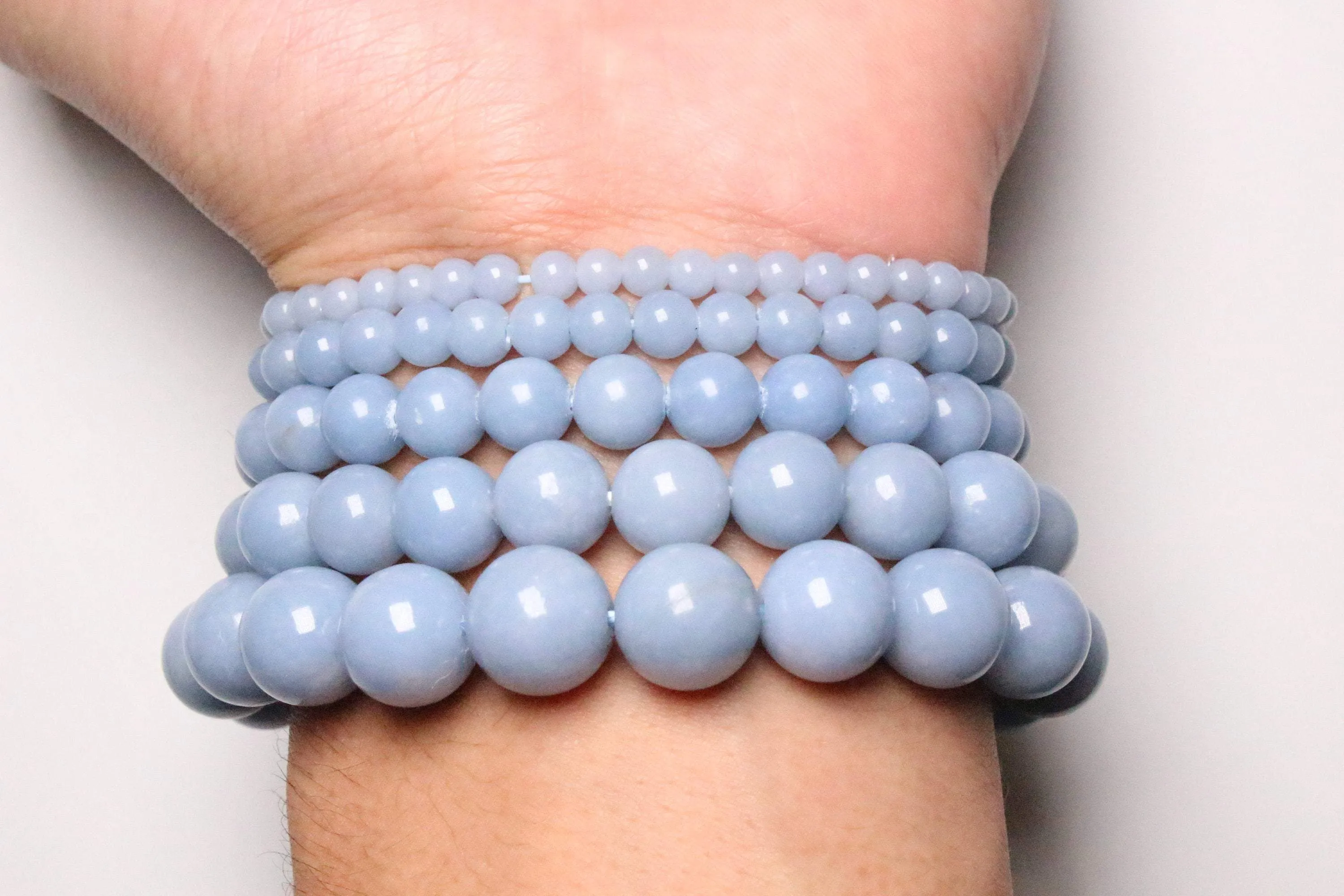 Bracelet Angélite Bleue A 