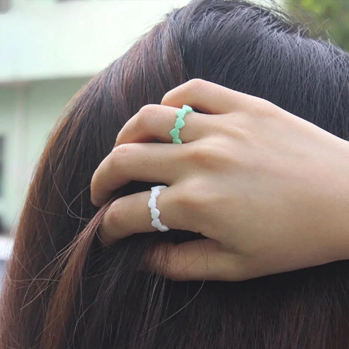 Heart Stack - Aqua
