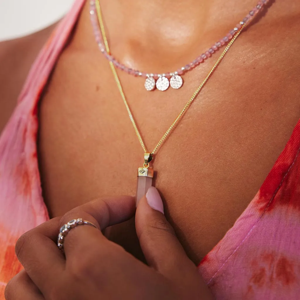 Open Heart Necklace - Gold