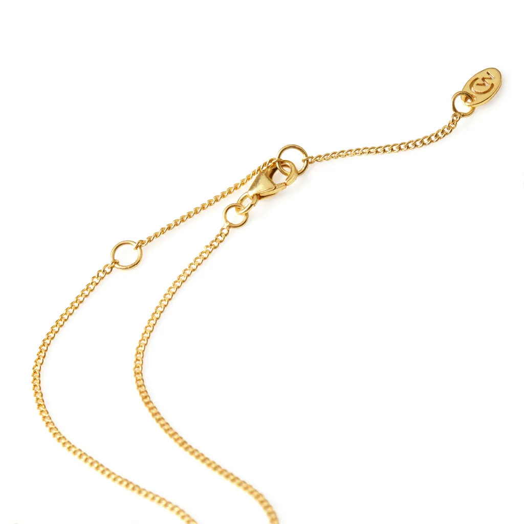 Open Heart Necklace - Gold