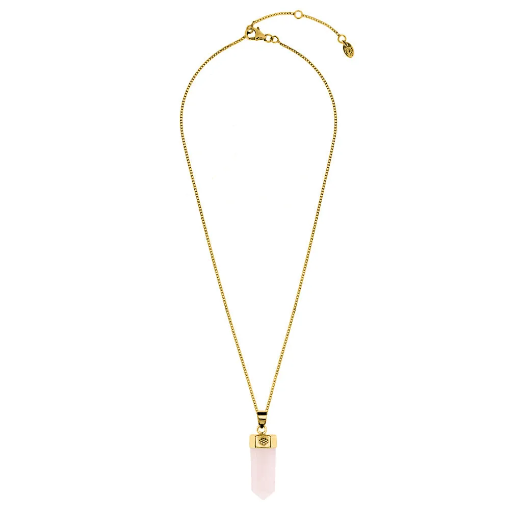Open Heart Necklace - Gold