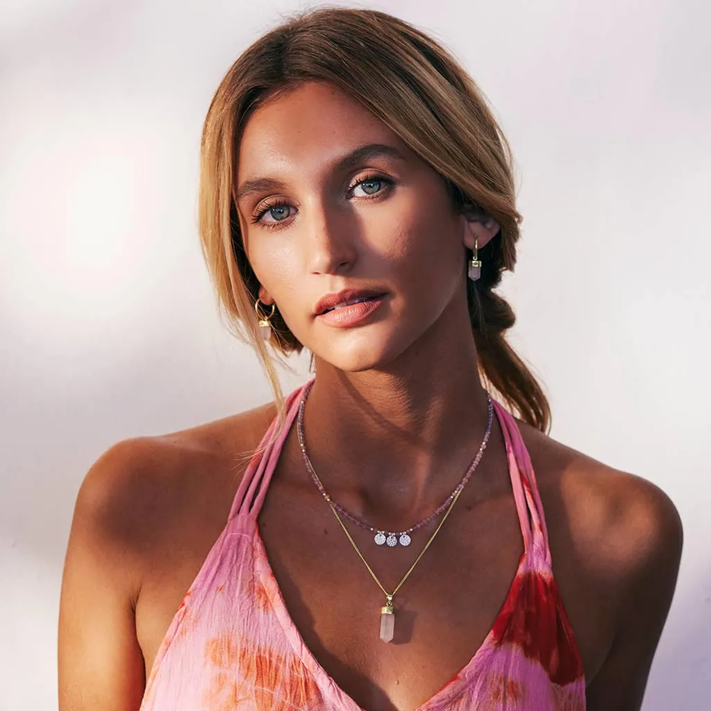 Open Heart Necklace - Gold