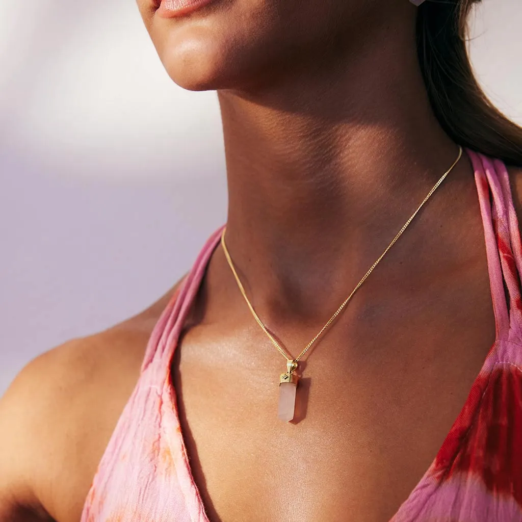 Open Heart Necklace - Gold