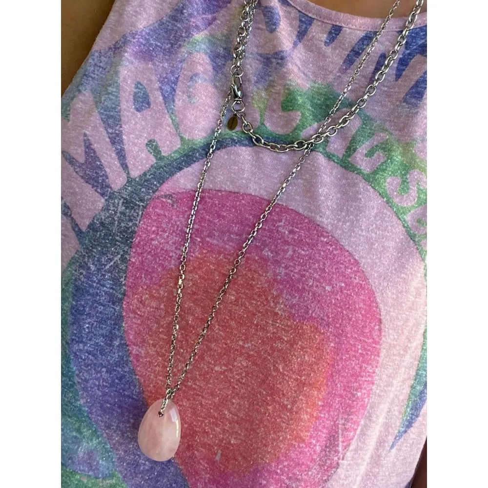 ROSE QUARTZ NECKLACE