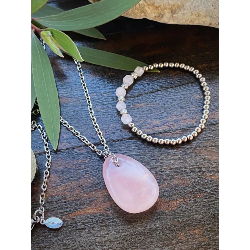 ROSE QUARTZ NECKLACE
