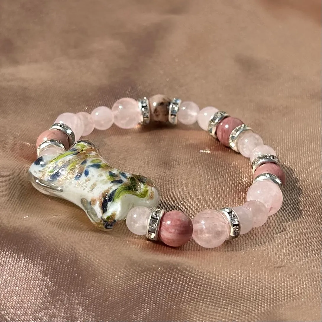 Rose Quartz x Rhodonite Bracelet