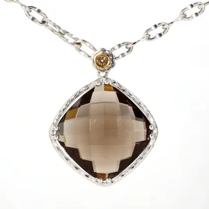 TACORI Smokey Quartz Pendant Necklace