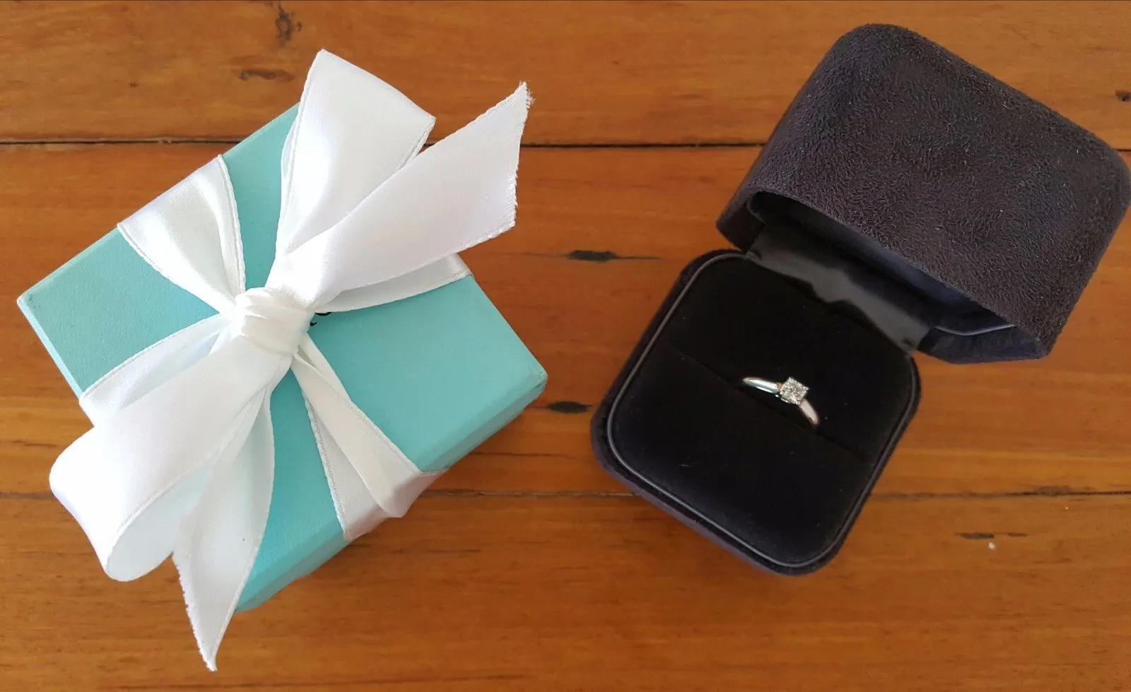Tiffany & Co. 0.39ct H/VVS1 Lucida Cut Diamond Solitaire Engagement Ring PT950