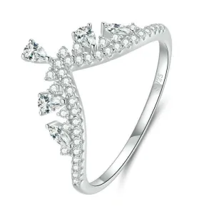 Water Drop Crown Ring - Hannaca