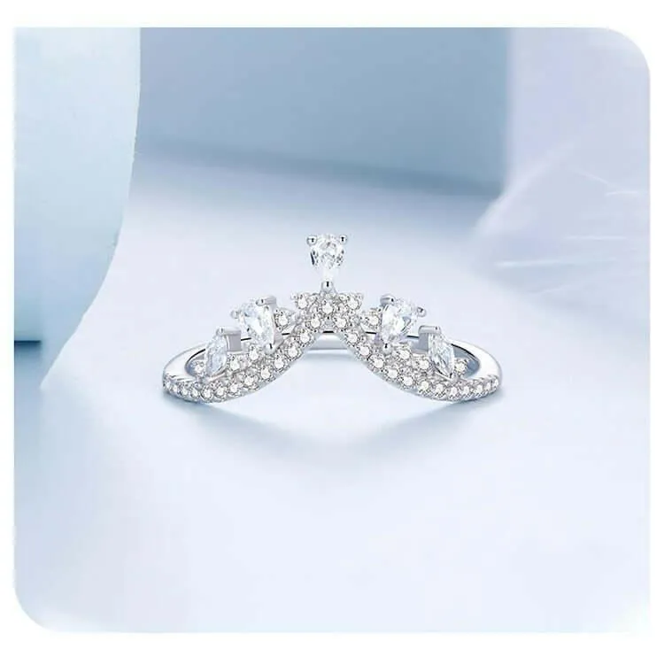 Water Drop Crown Ring - Hannaca